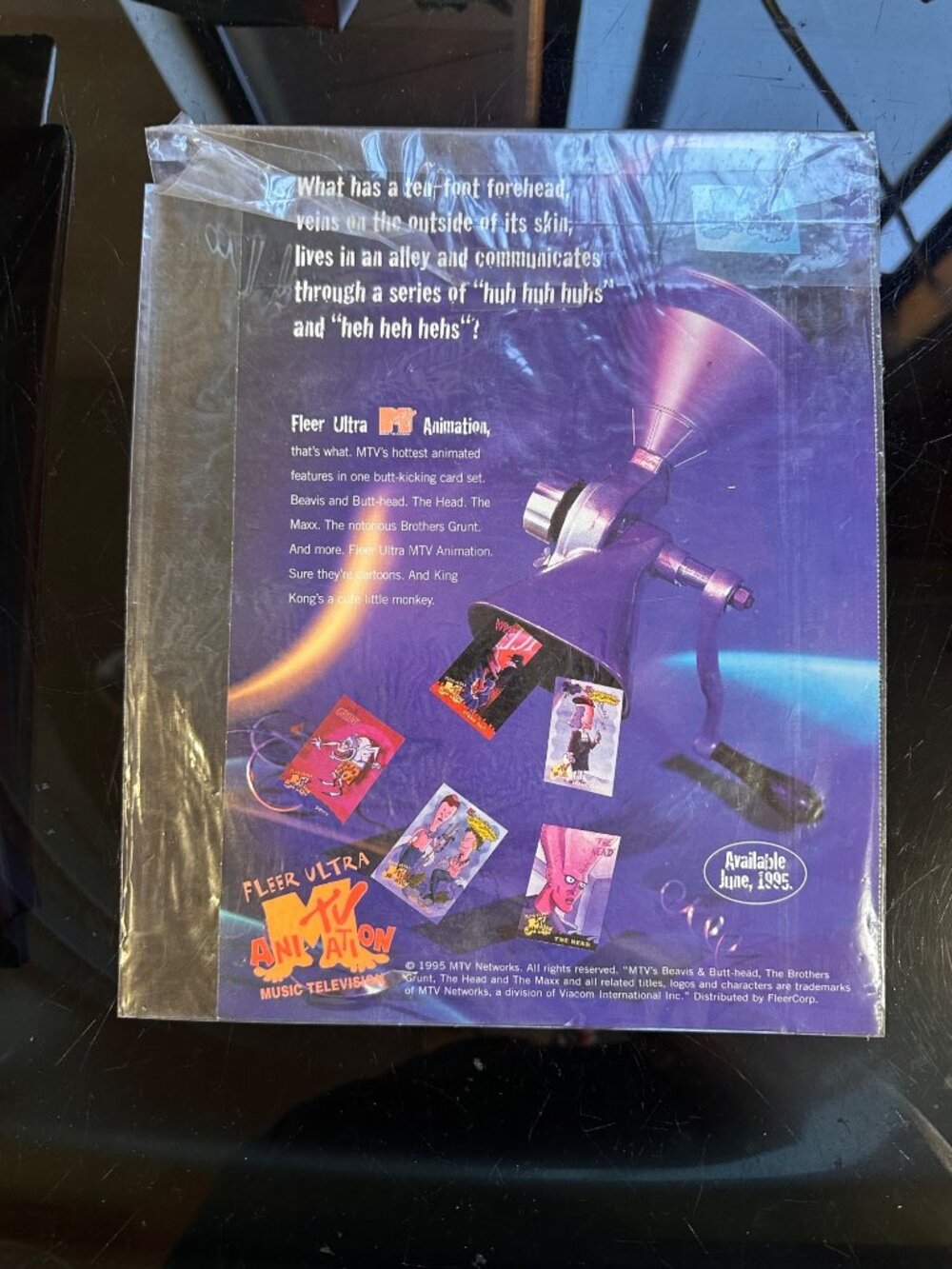 1995 Fleer Ultra MTV Animation Premiere Edition Jumbo Cards Set Beavis & Butthea - Picture 2 of 11